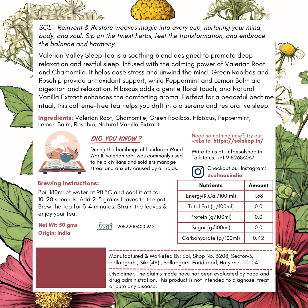 Valerian Root Tea