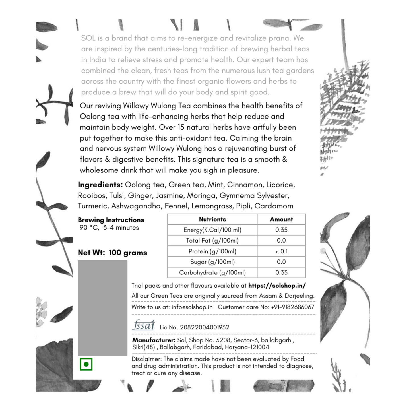 SLIMMING & DETOX TEA