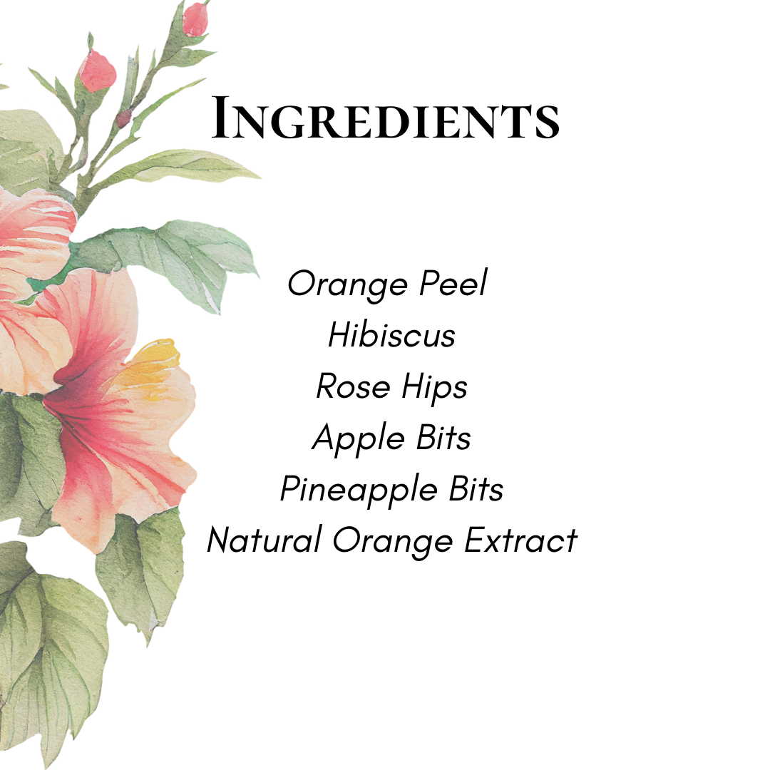 SOL Orange Oasis - Orange Peel With Hibiscus, Rosehips, Apple & Pineapple