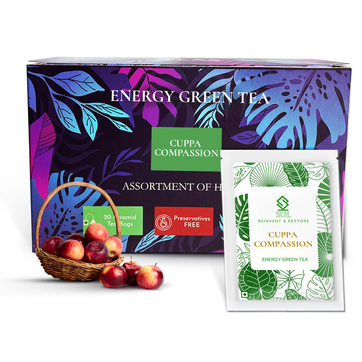 Cuppa Tea Ranking Cuppa Compassion Energy Tea, Tasty and Healthy Green Teas - Solshop